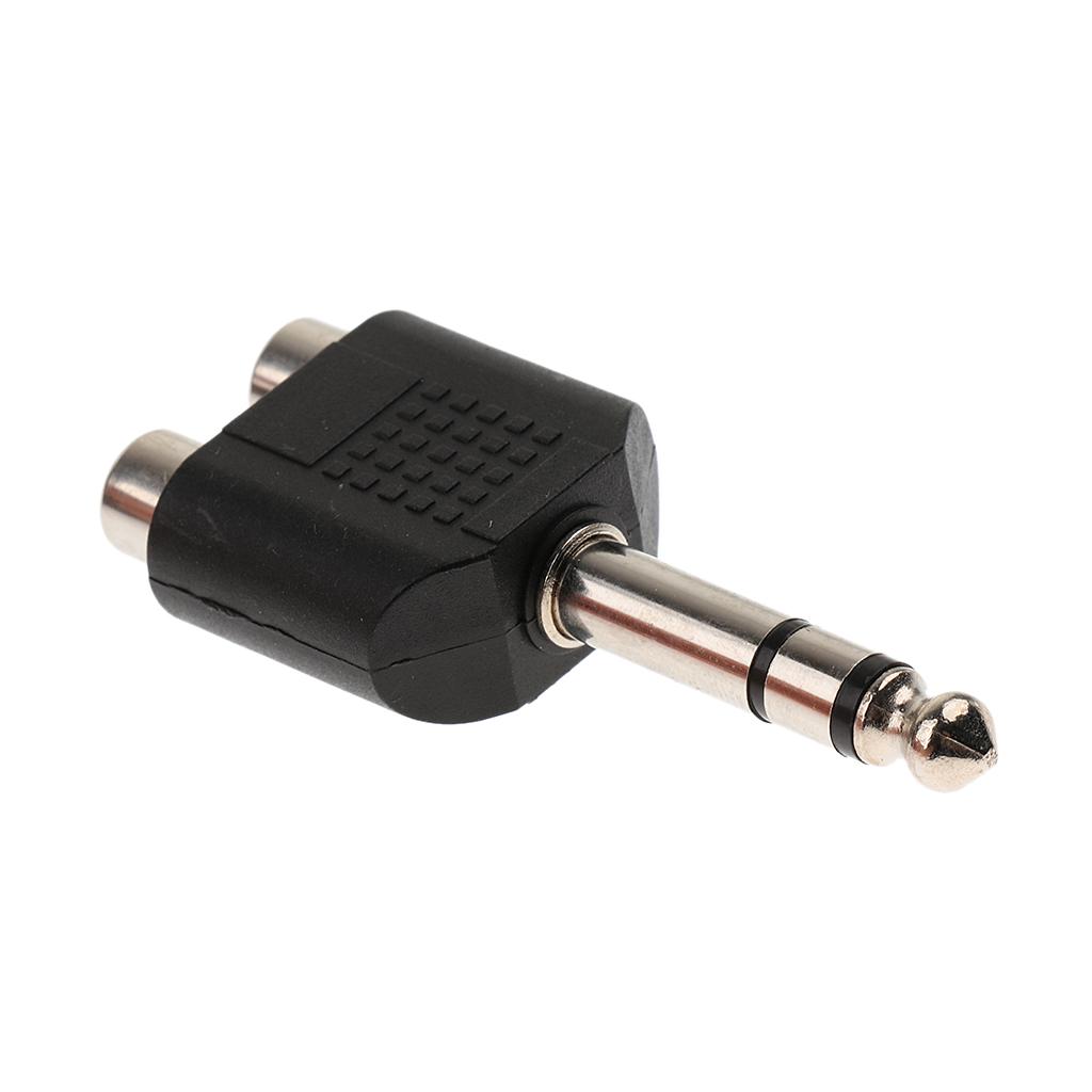 Audio And Music Splitter - Audio Splitter 6.5mm to Dual RCA