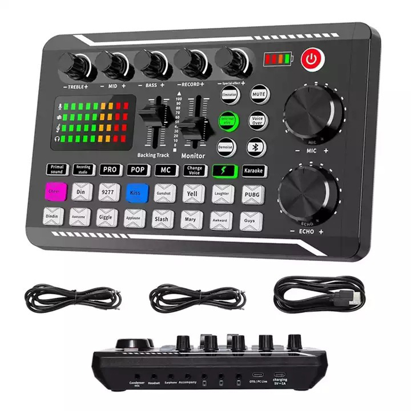 Audio Music Tiktok - F998 Live Sound Card Audio Tuner
