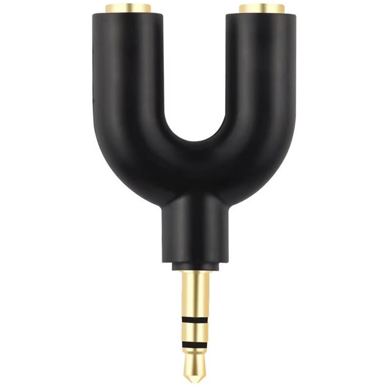 Audio And Music Splitter - U Type Adapter Y Shape 3.5mm