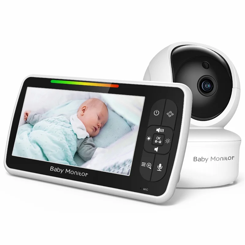 Zoom Audio Music - 5inch Video Baby Monitor with Remote