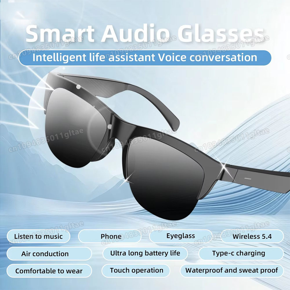 Audio Music Bluetooth - New Camera Control Smart Glasses 2026