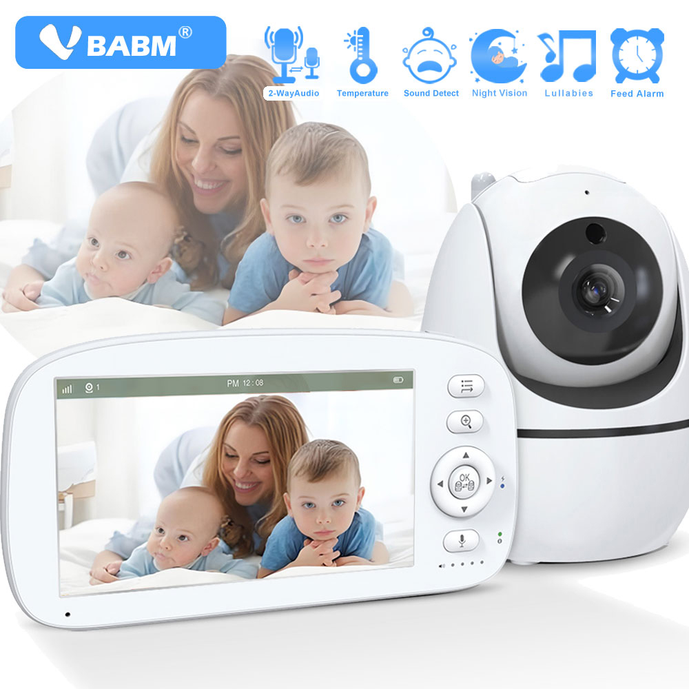 Zoom Audio Music - VBABM Baby Monitor Camera Night Vision,5''