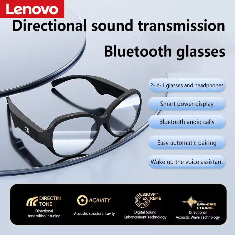 Audio Music Bluetooth - Lenovo Smart Bluetooth Glasses Bluetooth 5.4