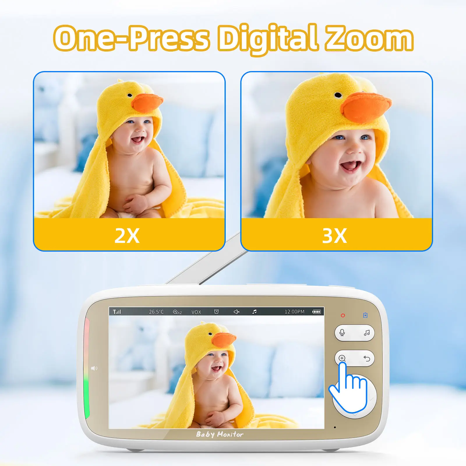 VB803 PRO Baby Monitor with 2p - Audio Hd Music review and price