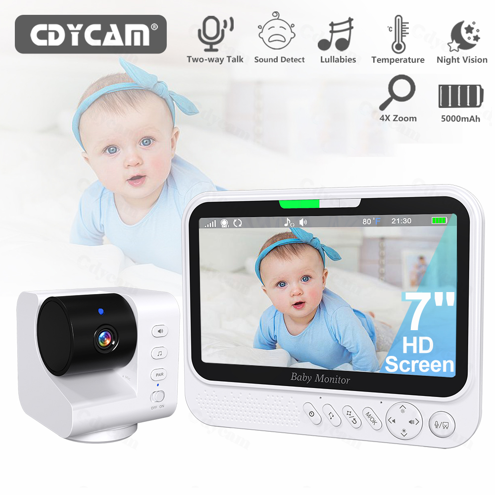 7'' Video Baby Monitor With 4X - Zoom Audio Music review and price
