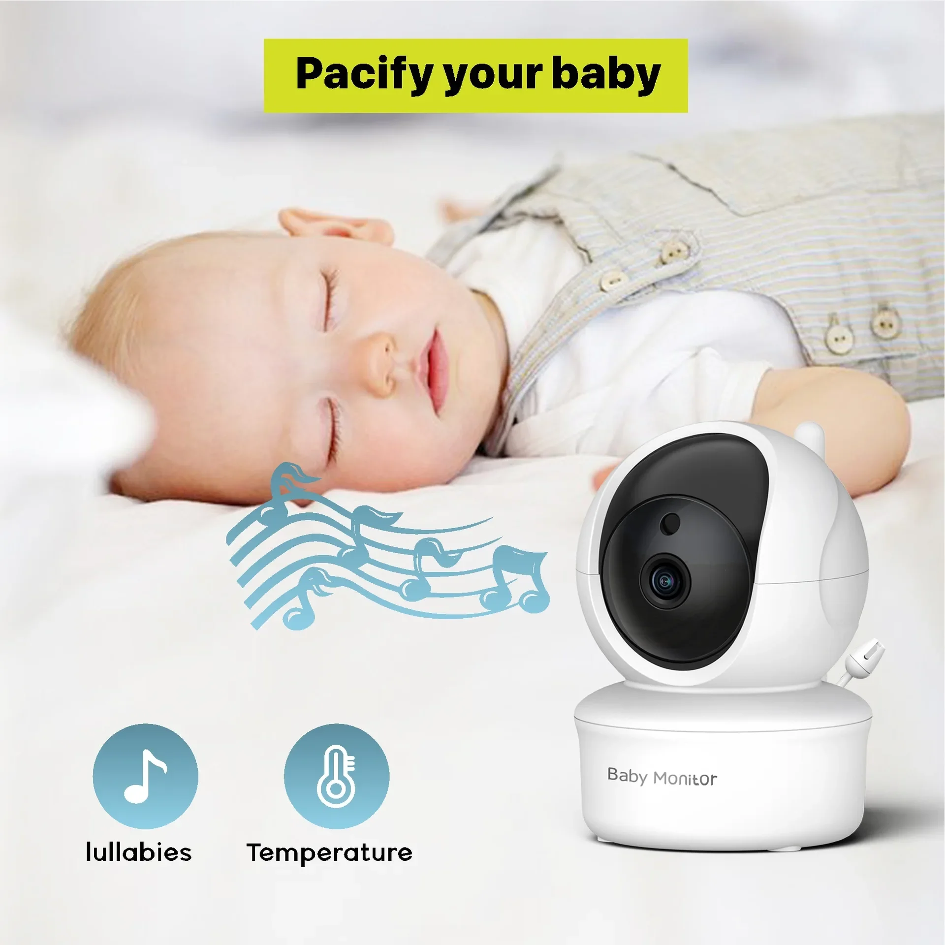 5.0 Inch Video Baby Monitor Wi - Audio Hd Music review and price