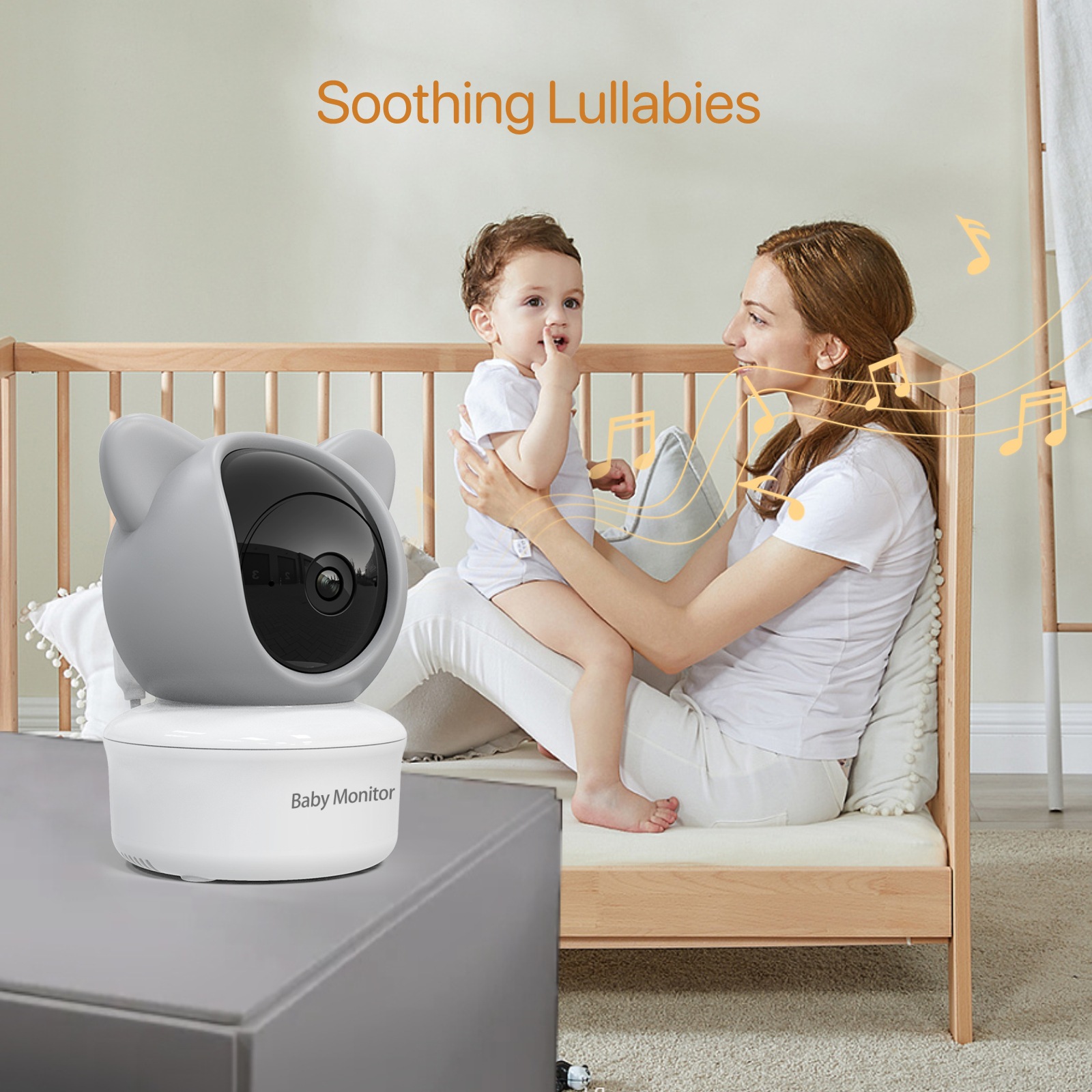 5 Inch Video Baby Monitor with - Zoom Audio Music review and price