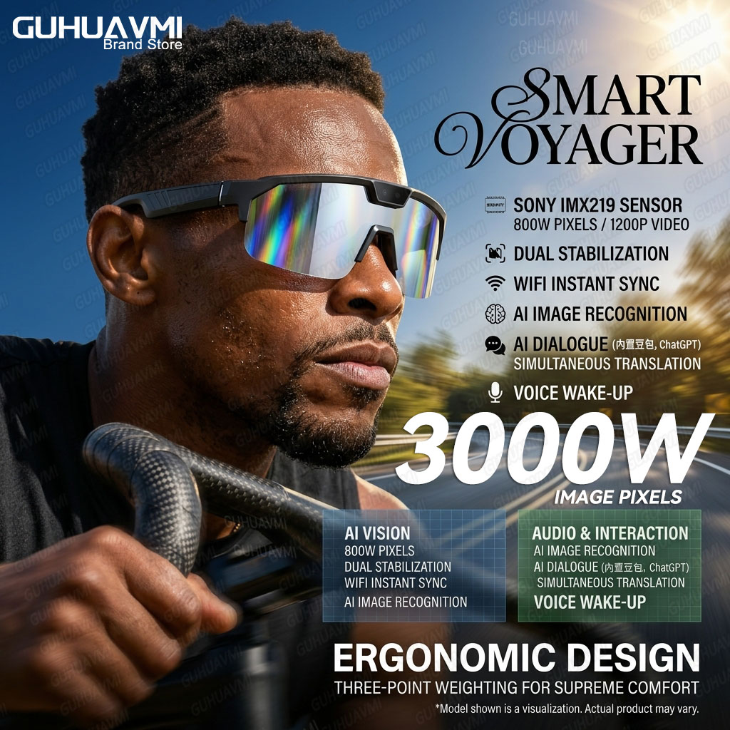 Photochromic Smart Glasses 120 - Audio Hd Music review and price