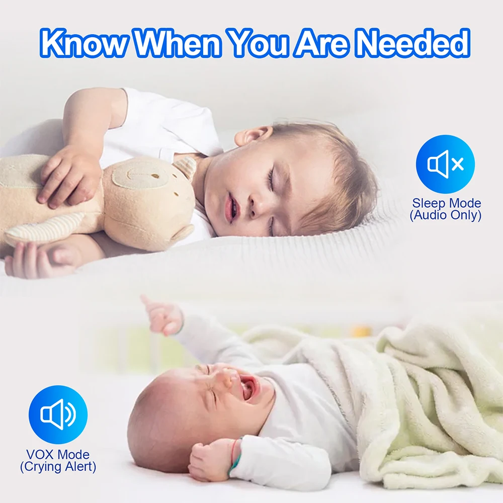 7.0'' Video Baby Monitor 720P  - Zoom Audio Music review and price