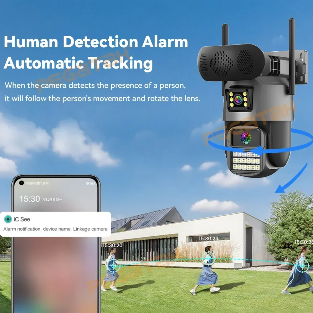 8MP Outdoor Security Camera wi - Audiovision Music Player review and price