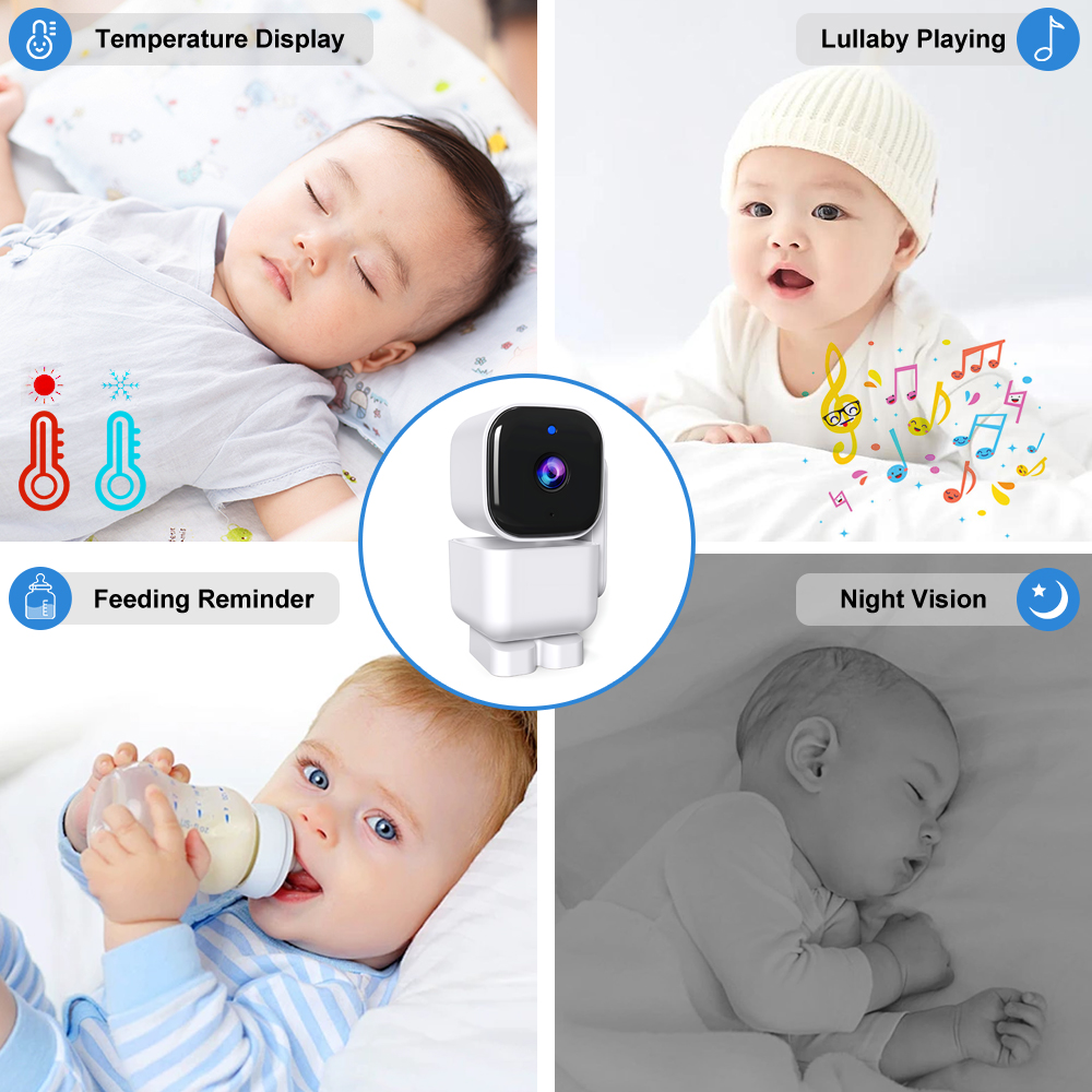 5'' Baby Monitor Two Way Audio - Zoom Audio Music review and price