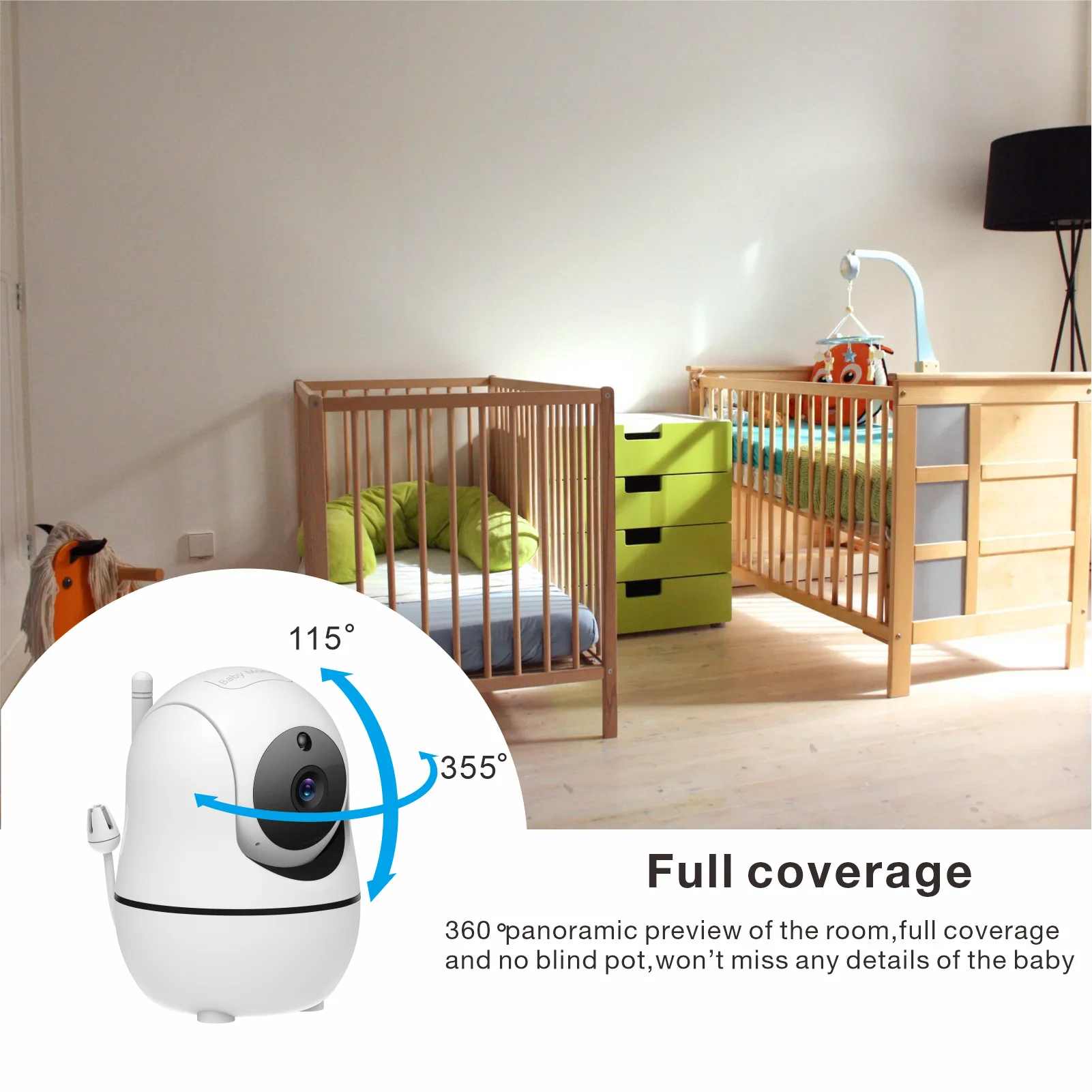 5 Inch Video Baby Monitor with - Zoom Audio Music review and price