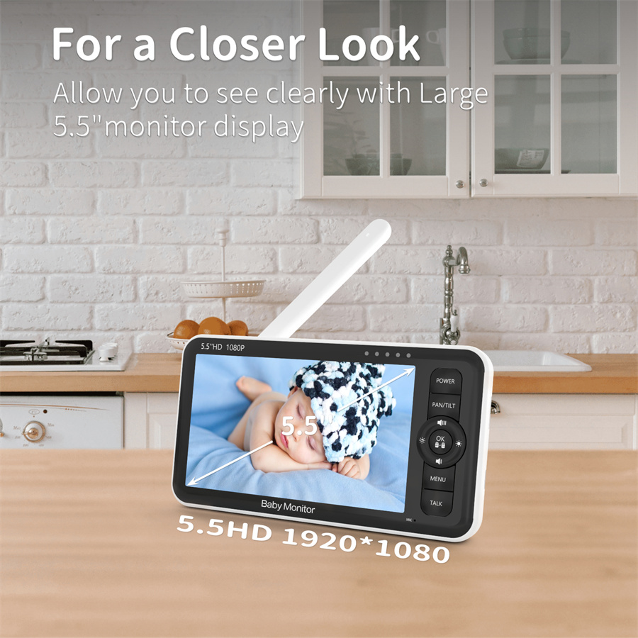 Babystar 5.5' Baby Monitor, Pa - Zoom Audio Music review and price