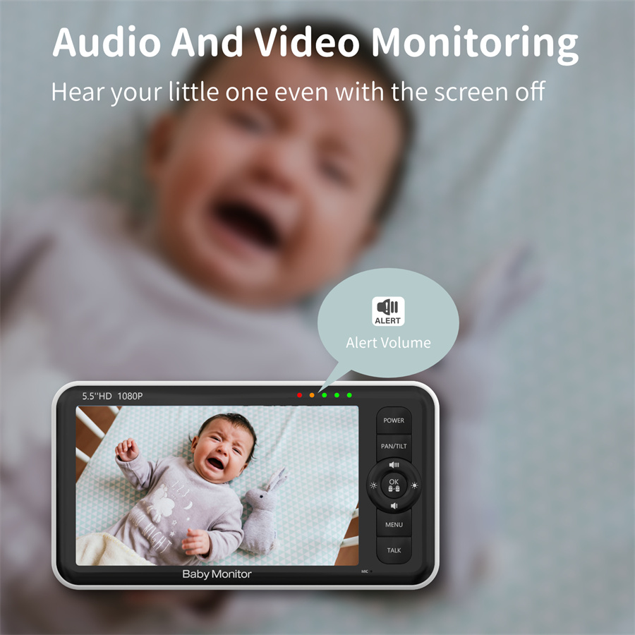 Babystar 5.5' Baby Monitor, Pa - Zoom Audio Music review and price