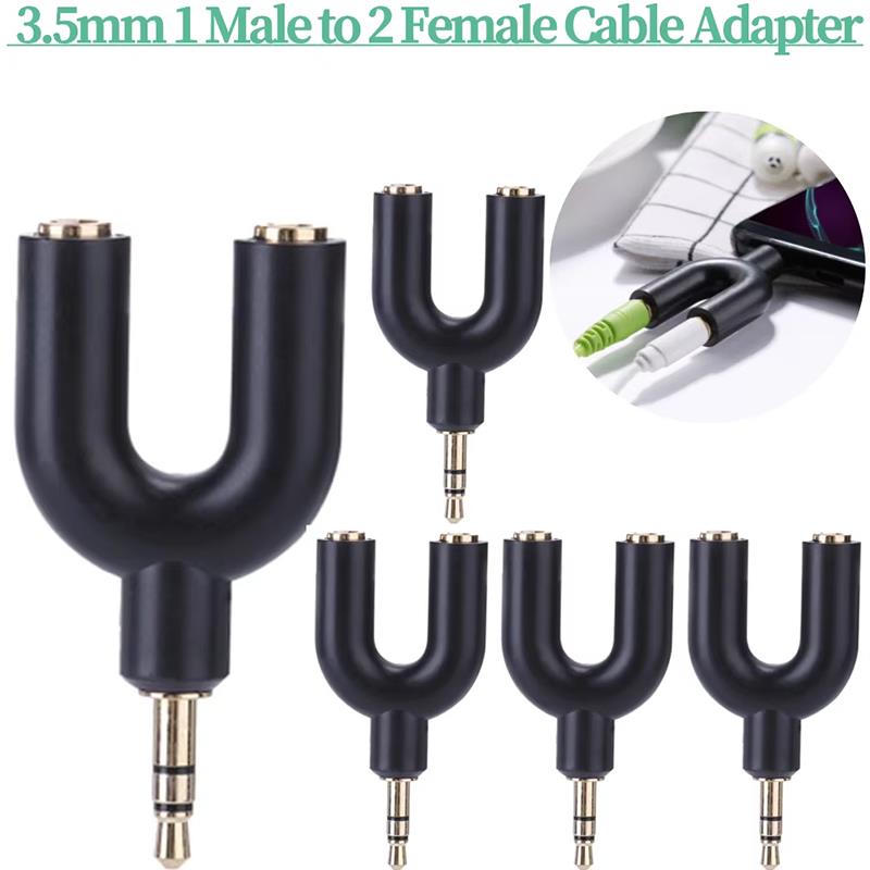 U Type Adapter Y Shape 3.5mm S - Audio And Music Splitter review and price