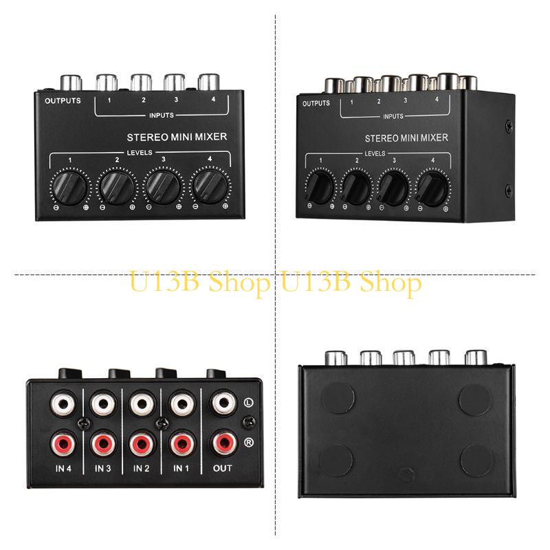 U13B Four Channel Passive Spli - Audio And Music Splitter review and price