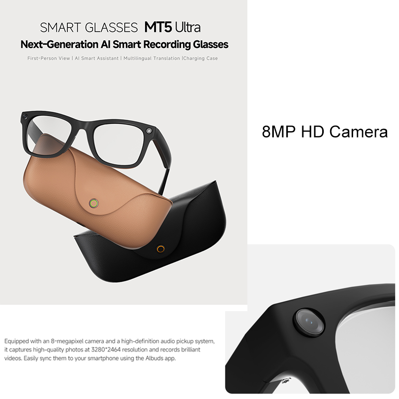 2026 AI smart Glasses HD 800W  - Audio Music Bluetooth review and price