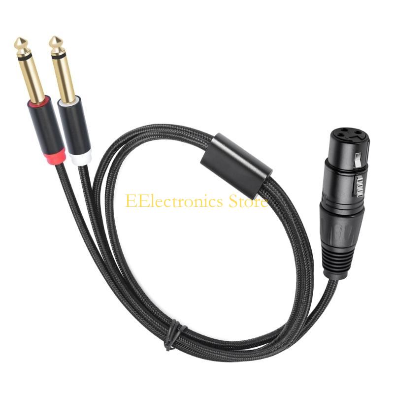 B03C 2x6.35mm 1/4inch to 3Pin  - Audio And Music Splitter review and price