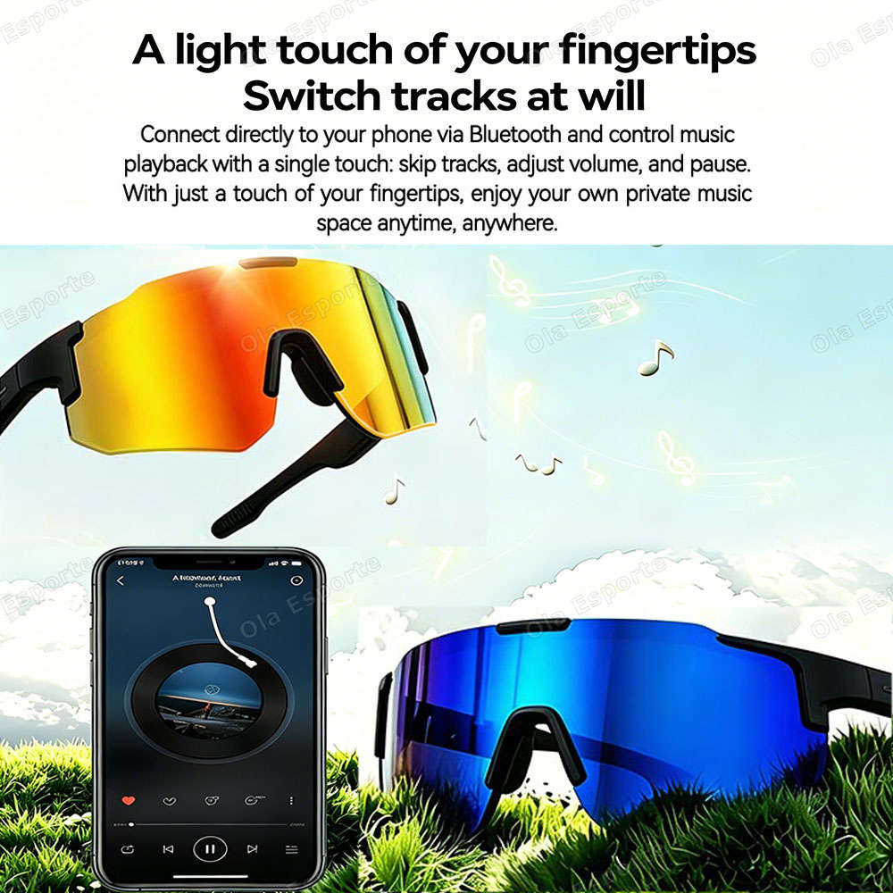Cycling Smart Glasses Camera B - Audio Music Bluetooth review and price