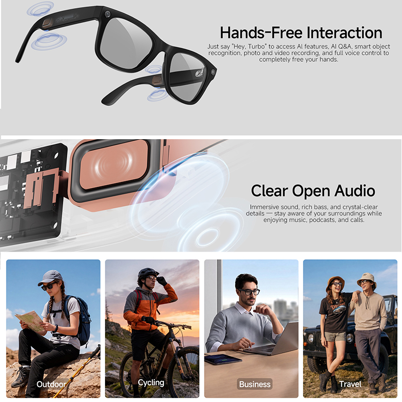 2026 New AI Smart Glasses 8MP  - Audio Hd Music review and price