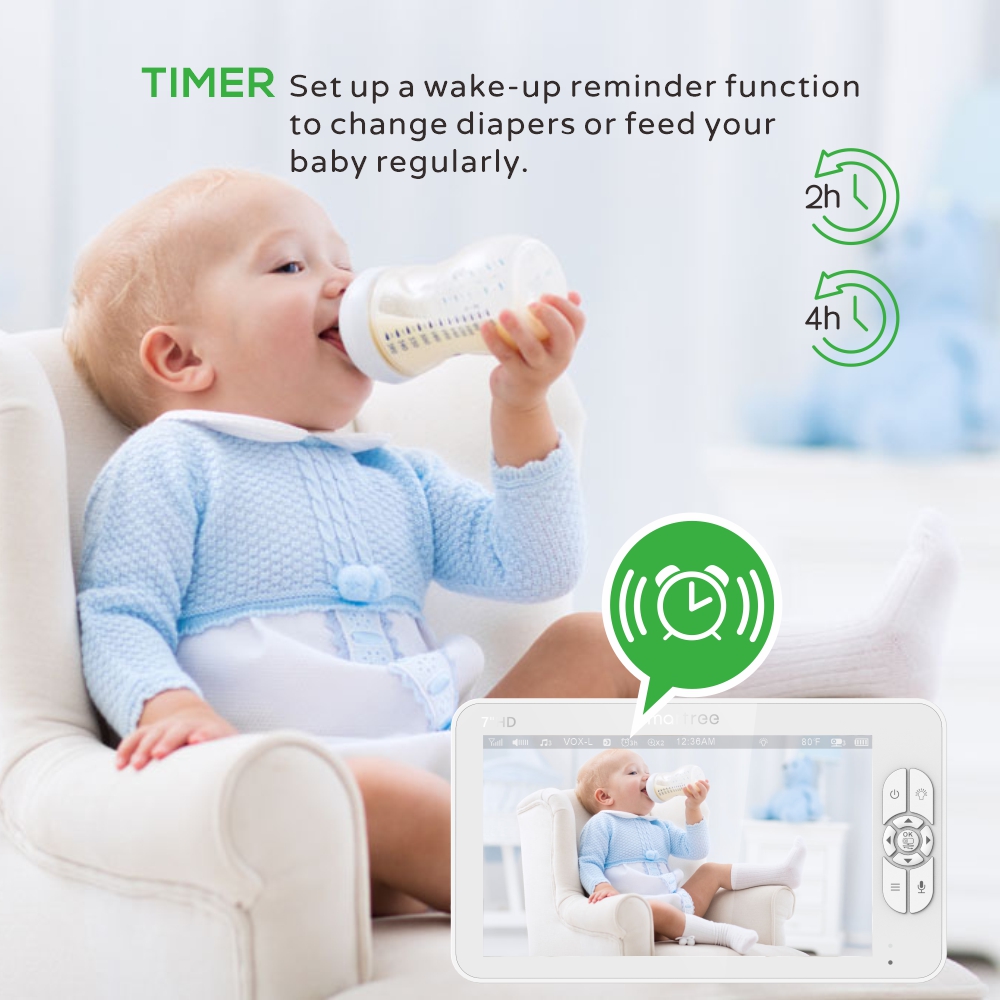 7.0 Inch HD Video Baby Monitor - Audio Hd Music review and price