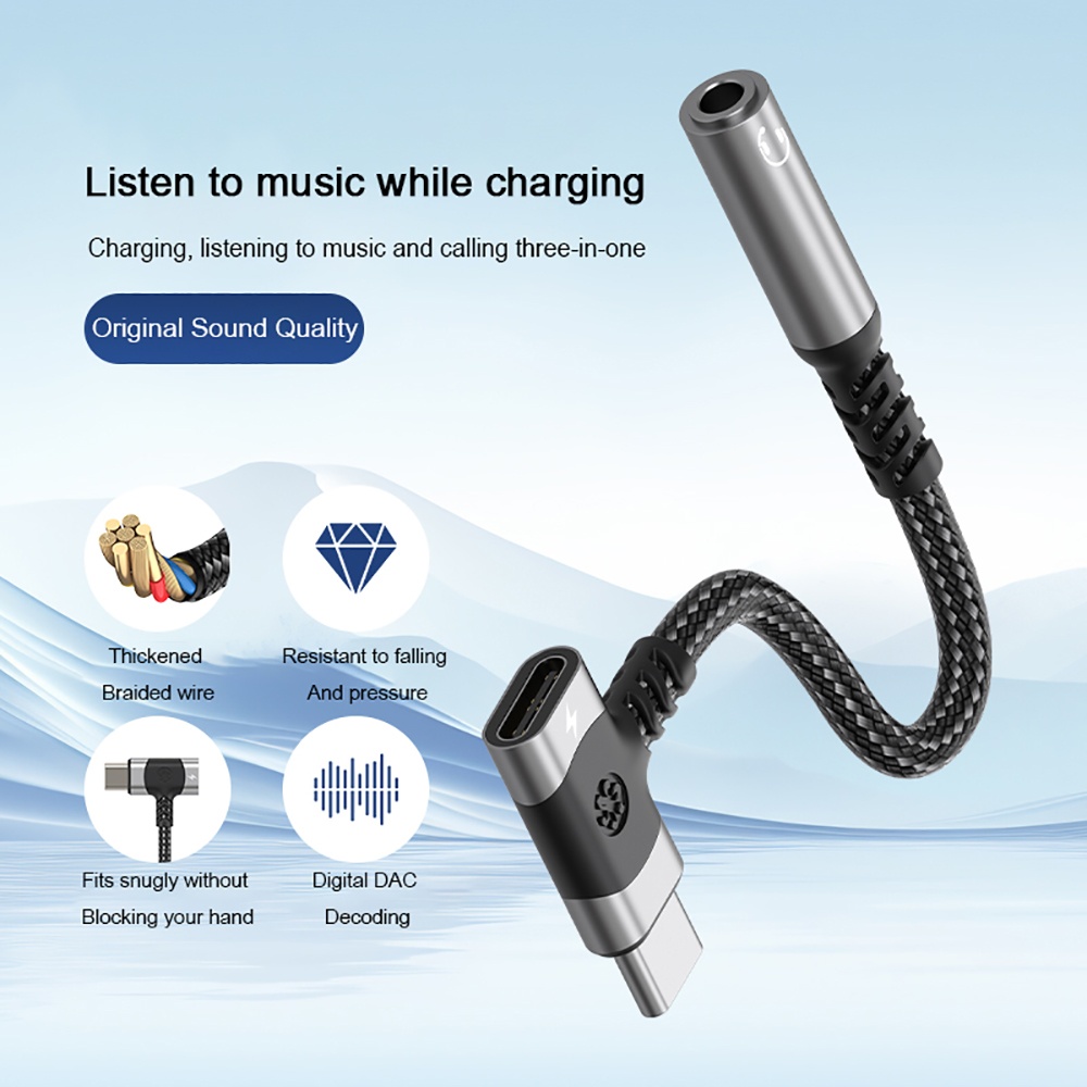 2 in 1 Type C OTG Splitter Ada - Audio And Music Splitter review and price