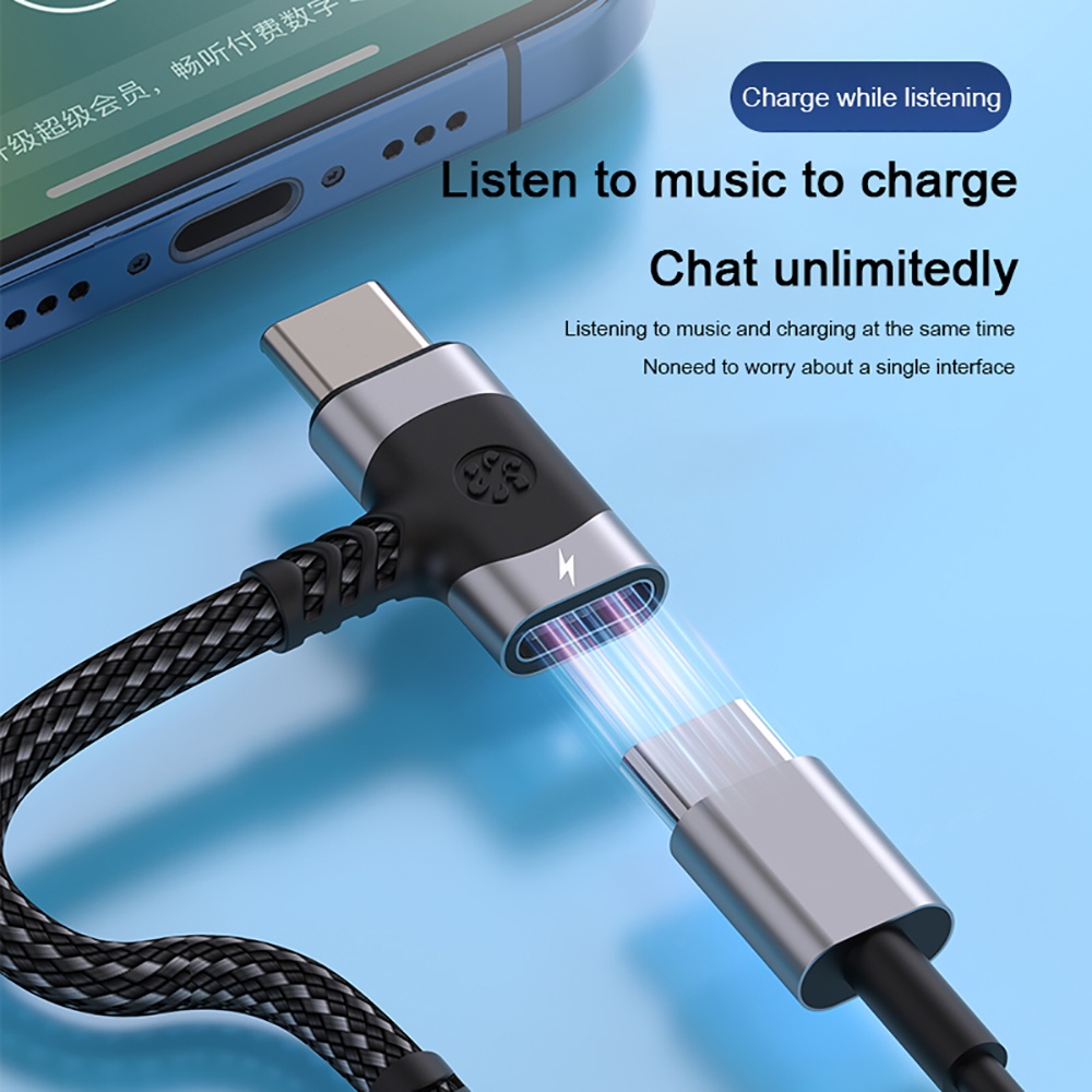 2 in 1 Type C OTG Splitter Ada - Audio And Music Splitter review and price