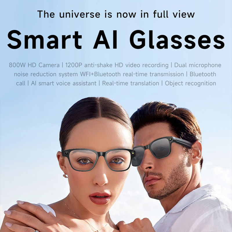 AI Smart Glasses 8 Million Cam - Audio Music Bluetooth review and price