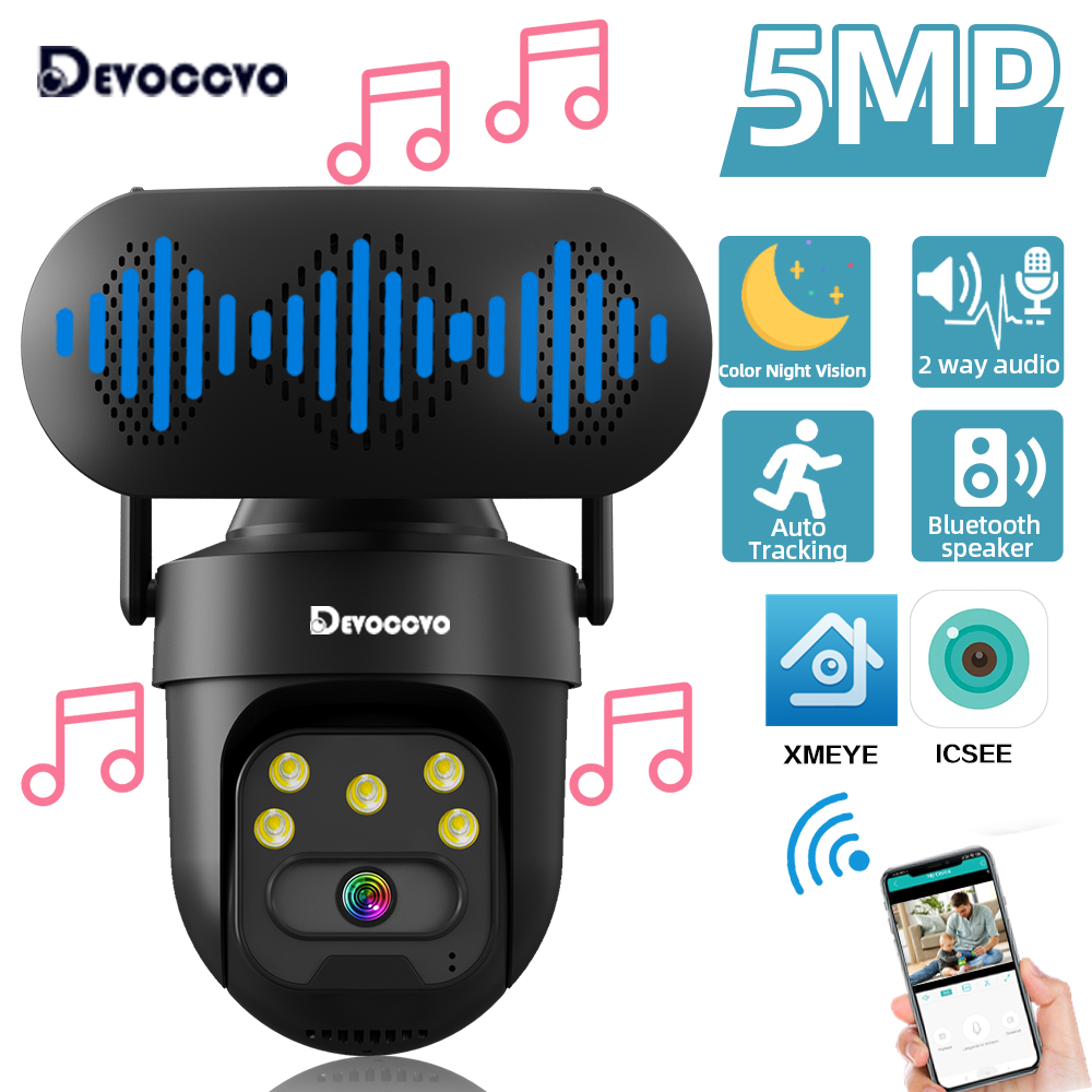 ICSEE 5MP WiFi PTZ IP Camera w - Audiovision Music Player review and price