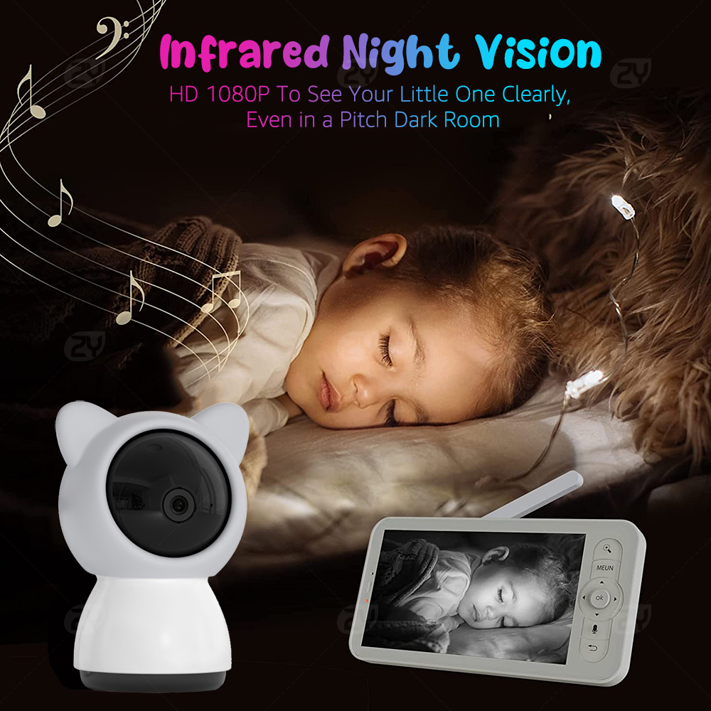 HD WiFi Baby Monitor with APP, - Zoom Audio Music review and price