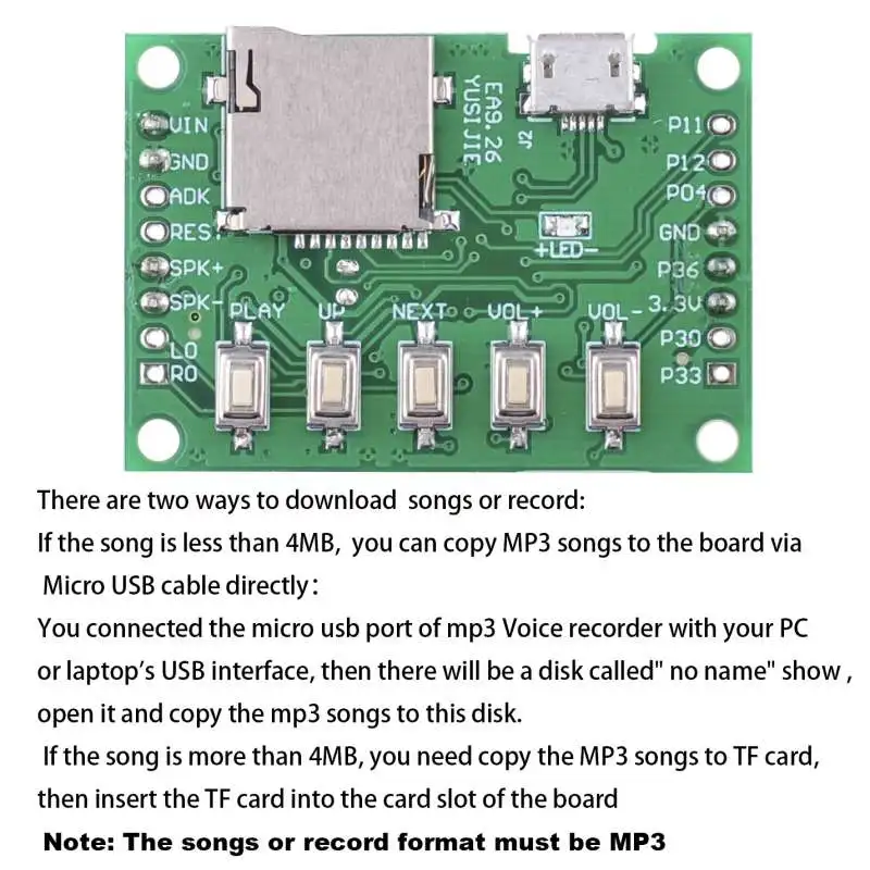 RCmall MP3 Voice Module Kit We - Audio Music Download Free Mp3 review and price