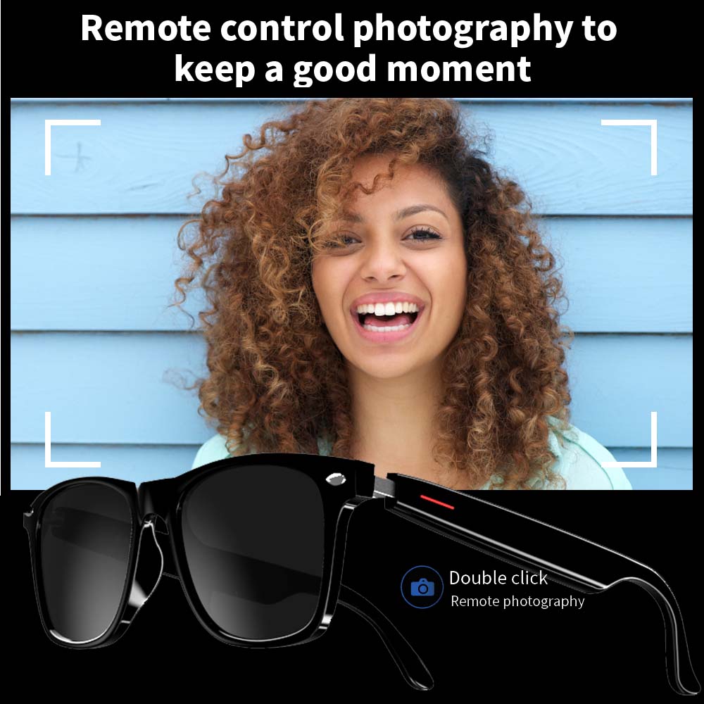 SENBONO E13 Smart Glasses:Blue - Audio Music Bluetooth review and price